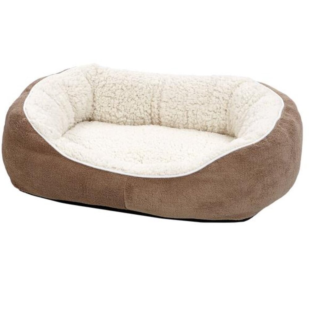 Cuddle Dog Bed, Ultra-Soft Fleece Dog & Cat Bed, Small: 22.5"L x 18"W x 6.5
